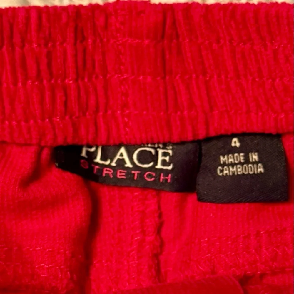 The Children’s Place corduroy skirts size 4. One Red and one pink multi.